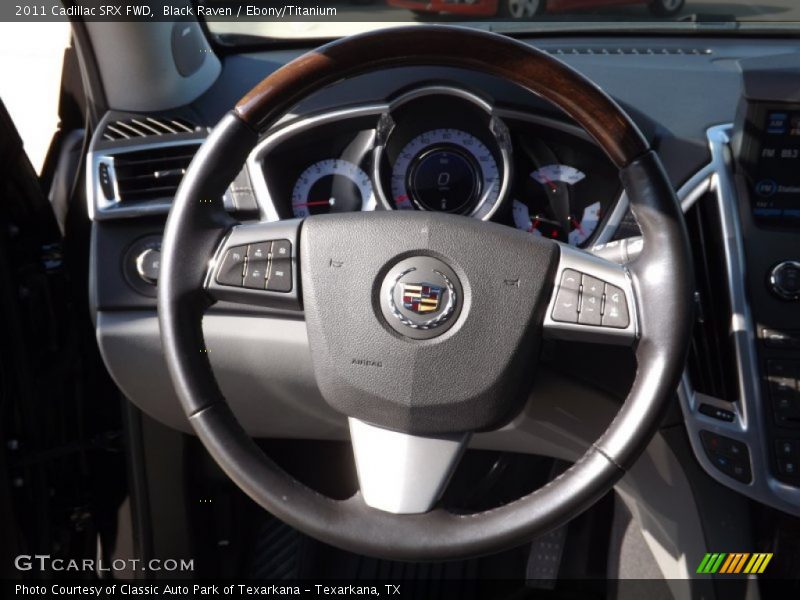 Black Raven / Ebony/Titanium 2011 Cadillac SRX FWD
