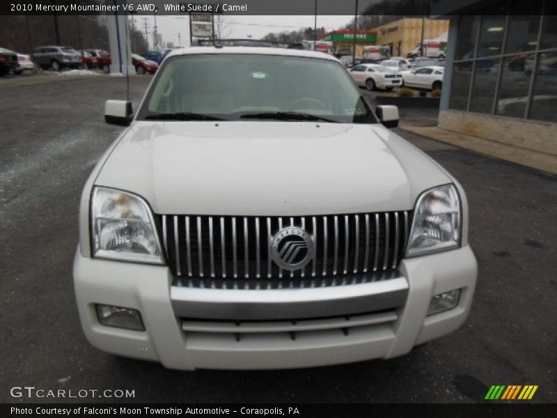 White Suede / Camel 2010 Mercury Mountaineer V6 AWD