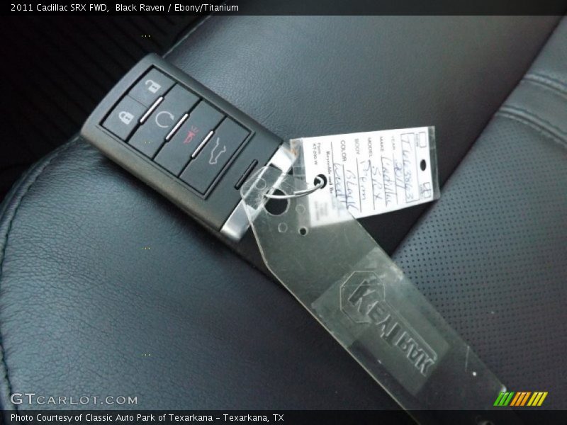 Black Raven / Ebony/Titanium 2011 Cadillac SRX FWD