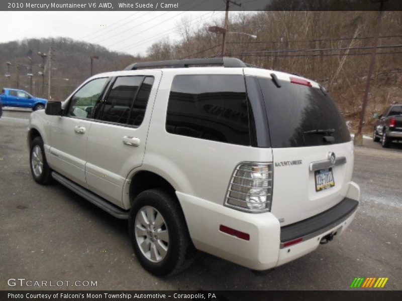 White Suede / Camel 2010 Mercury Mountaineer V6 AWD