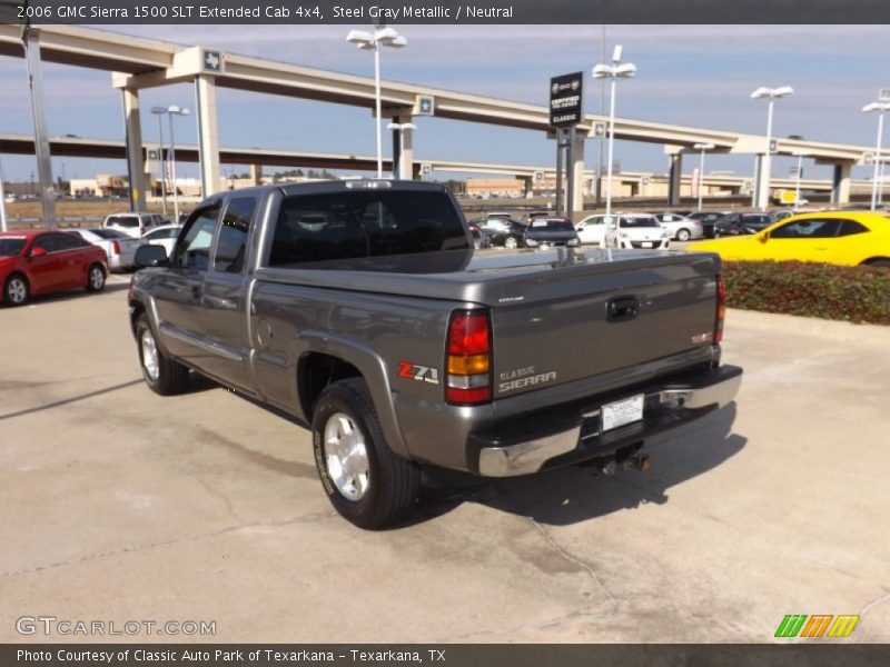 Steel Gray Metallic / Neutral 2006 GMC Sierra 1500 SLT Extended Cab 4x4