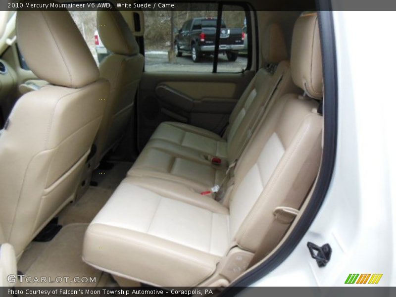 White Suede / Camel 2010 Mercury Mountaineer V6 AWD