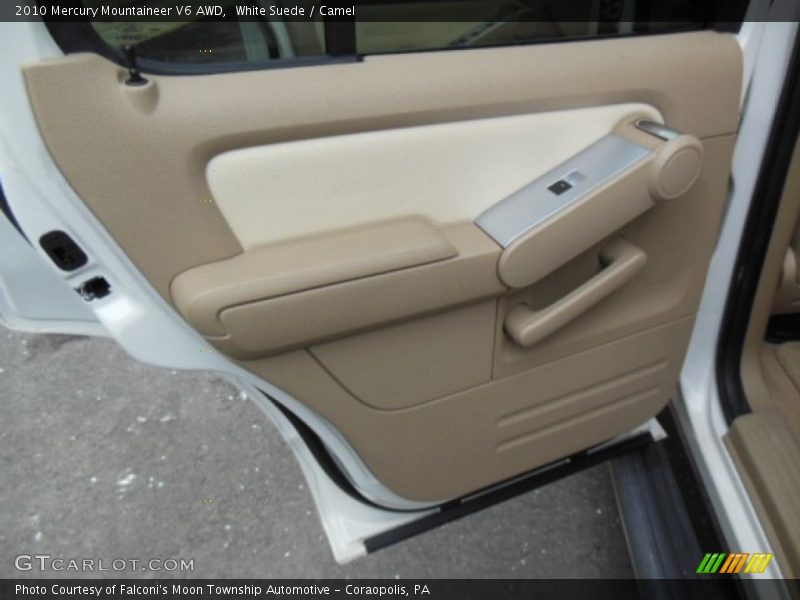 White Suede / Camel 2010 Mercury Mountaineer V6 AWD