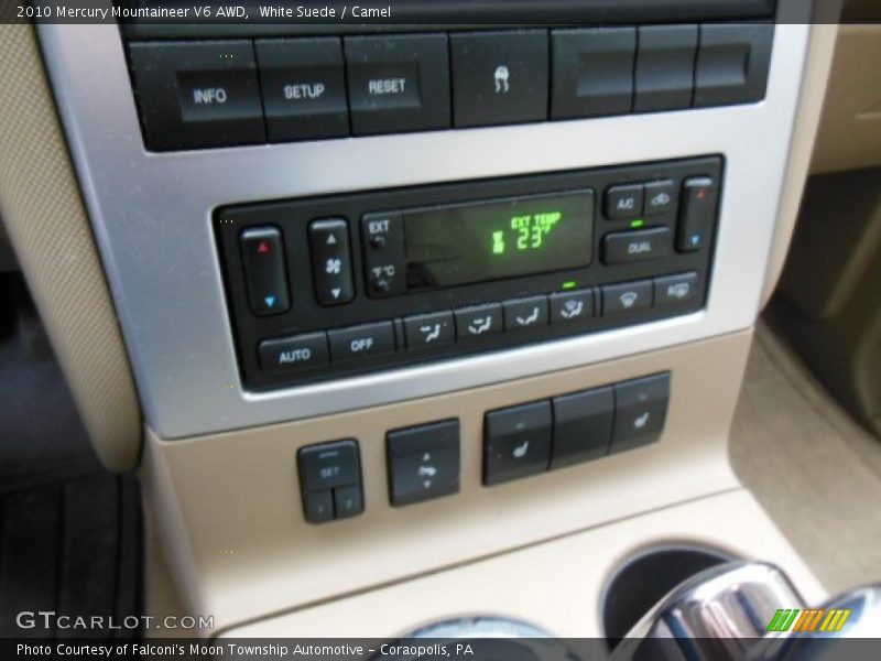 White Suede / Camel 2010 Mercury Mountaineer V6 AWD
