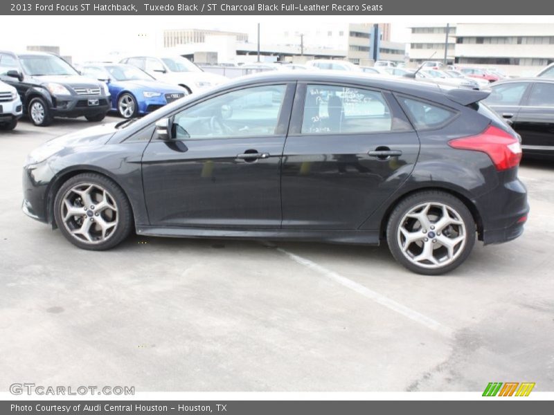 Tuxedo Black / ST Charcoal Black Full-Leather Recaro Seats 2013 Ford Focus ST Hatchback