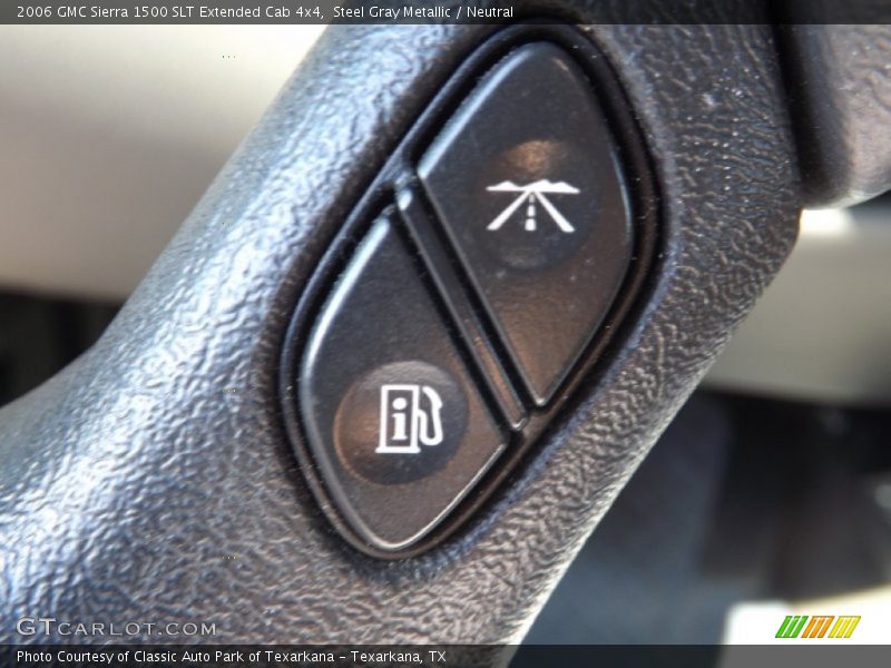Steel Gray Metallic / Neutral 2006 GMC Sierra 1500 SLT Extended Cab 4x4