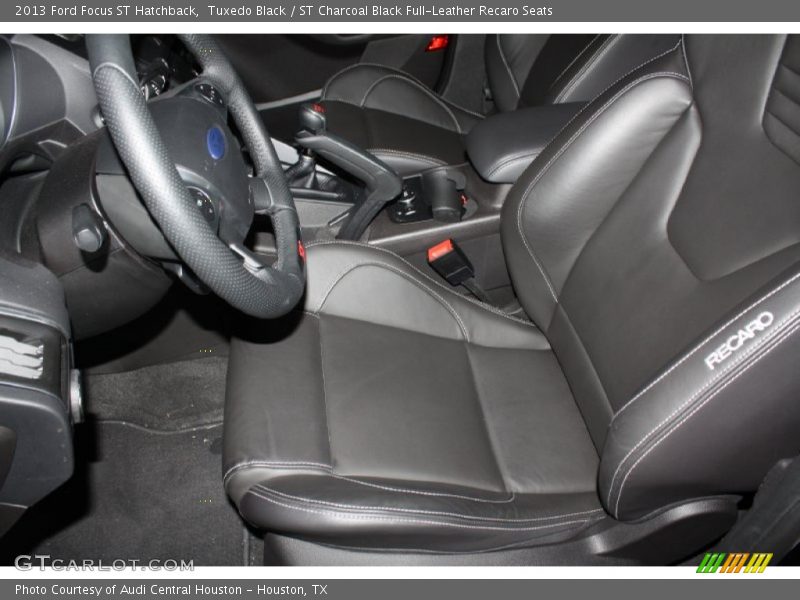 Tuxedo Black / ST Charcoal Black Full-Leather Recaro Seats 2013 Ford Focus ST Hatchback
