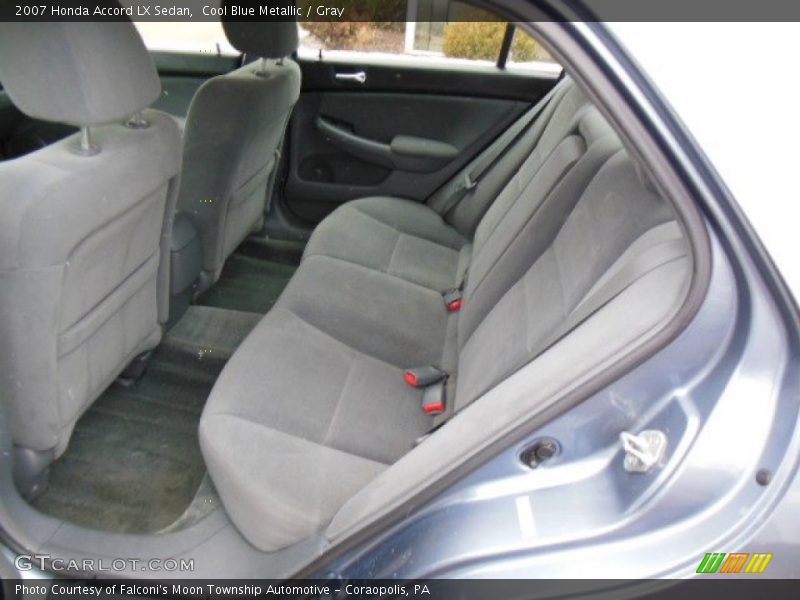 Rear Seat of 2007 Accord LX Sedan