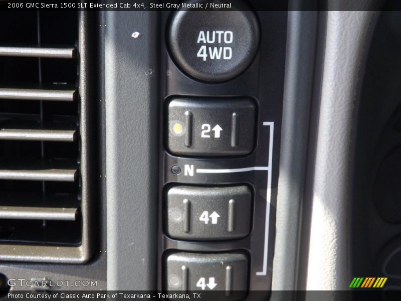 Steel Gray Metallic / Neutral 2006 GMC Sierra 1500 SLT Extended Cab 4x4