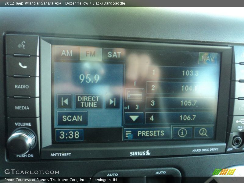 Dozer Yellow / Black/Dark Saddle 2012 Jeep Wrangler Sahara 4x4