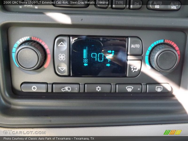 Steel Gray Metallic / Neutral 2006 GMC Sierra 1500 SLT Extended Cab 4x4