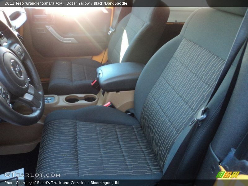 Dozer Yellow / Black/Dark Saddle 2012 Jeep Wrangler Sahara 4x4