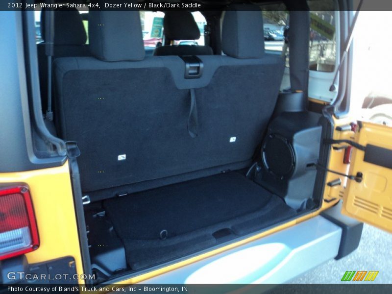 Dozer Yellow / Black/Dark Saddle 2012 Jeep Wrangler Sahara 4x4