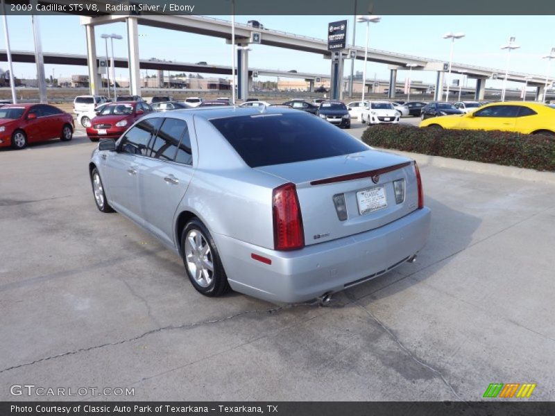 Radiant Silver / Ebony 2009 Cadillac STS V8