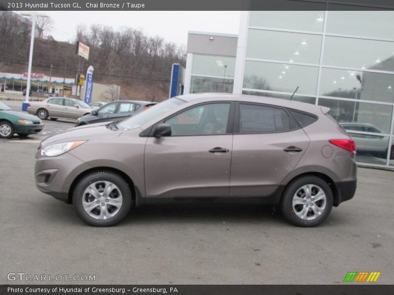 Chai Bronze / Taupe 2013 Hyundai Tucson GL