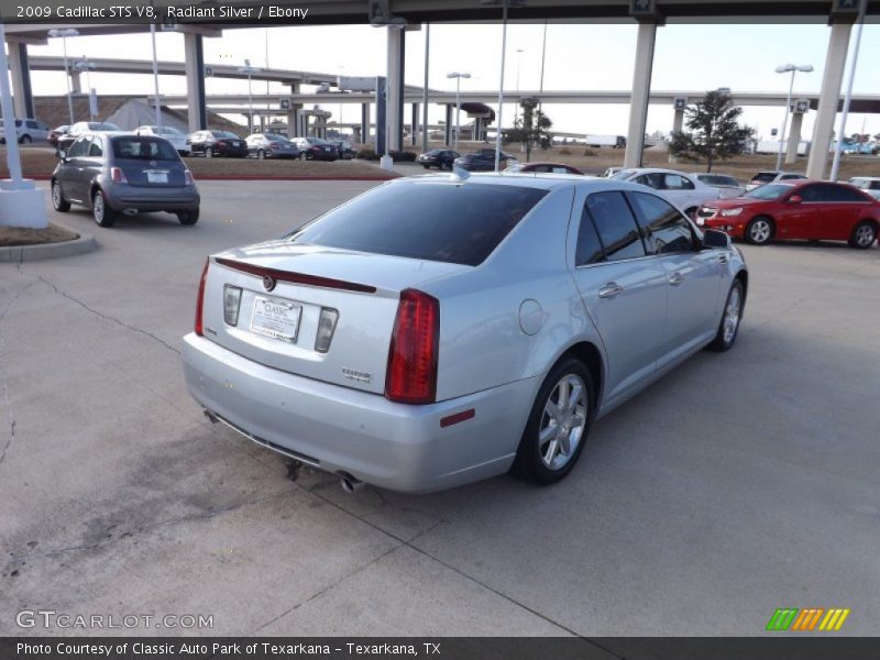 Radiant Silver / Ebony 2009 Cadillac STS V8