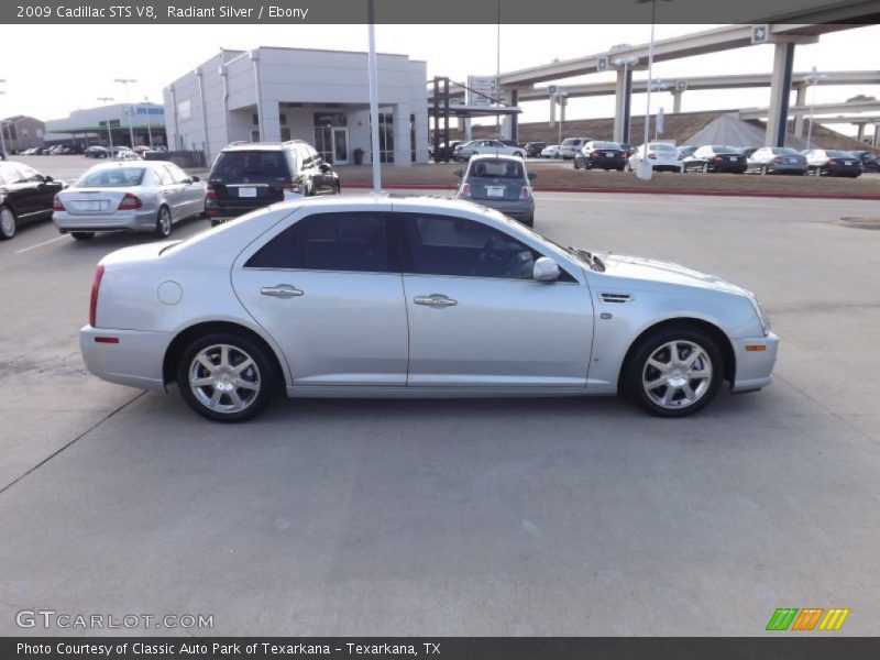 Radiant Silver / Ebony 2009 Cadillac STS V8