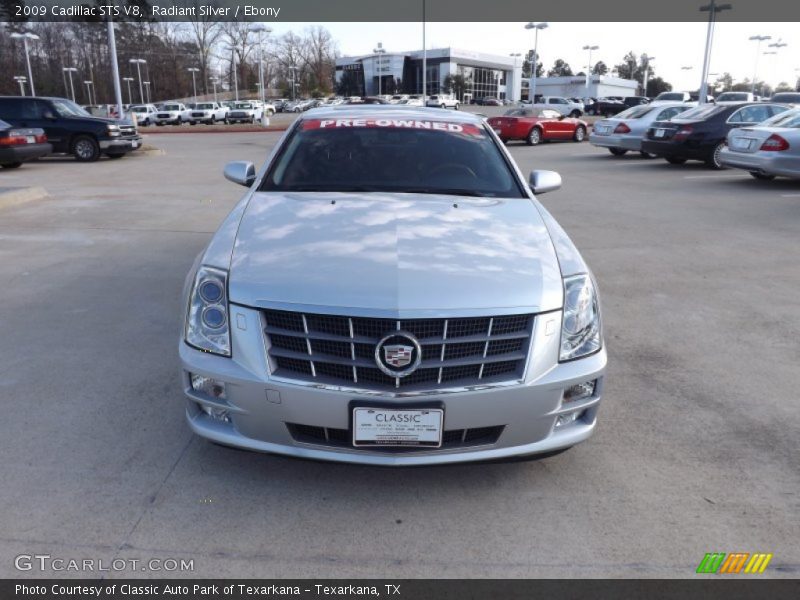 Radiant Silver / Ebony 2009 Cadillac STS V8