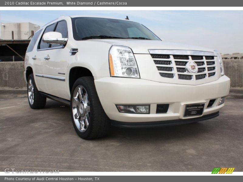 White Diamond / Cashmere/Cocoa 2010 Cadillac Escalade Premium