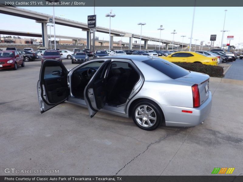 Radiant Silver / Ebony 2009 Cadillac STS V8