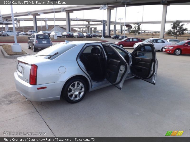 Radiant Silver / Ebony 2009 Cadillac STS V8
