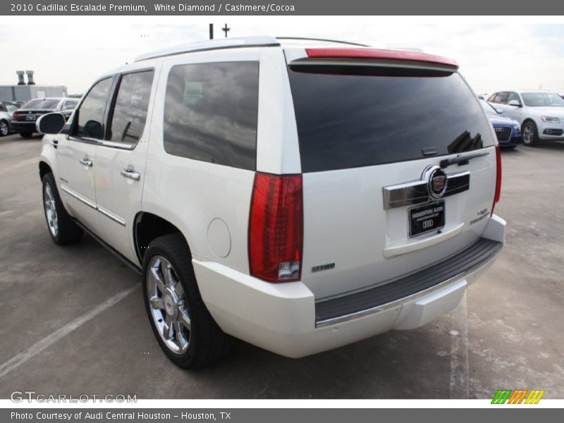 White Diamond / Cashmere/Cocoa 2010 Cadillac Escalade Premium