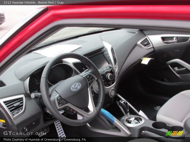 Boston Red / Gray 2013 Hyundai Veloster