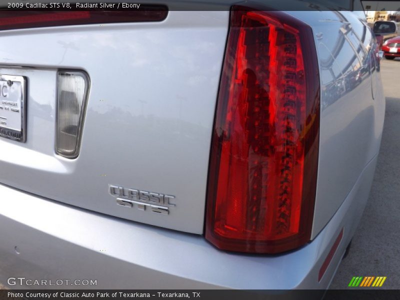 Radiant Silver / Ebony 2009 Cadillac STS V8