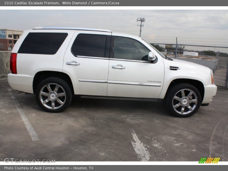 White Diamond / Cashmere/Cocoa 2010 Cadillac Escalade Premium
