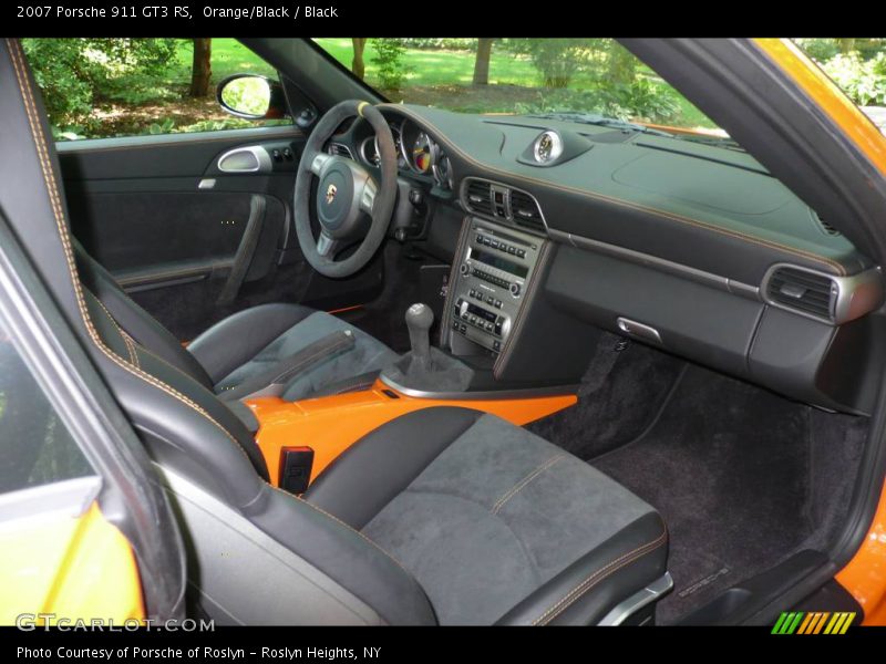 Orange/Black / Black 2007 Porsche 911 GT3 RS