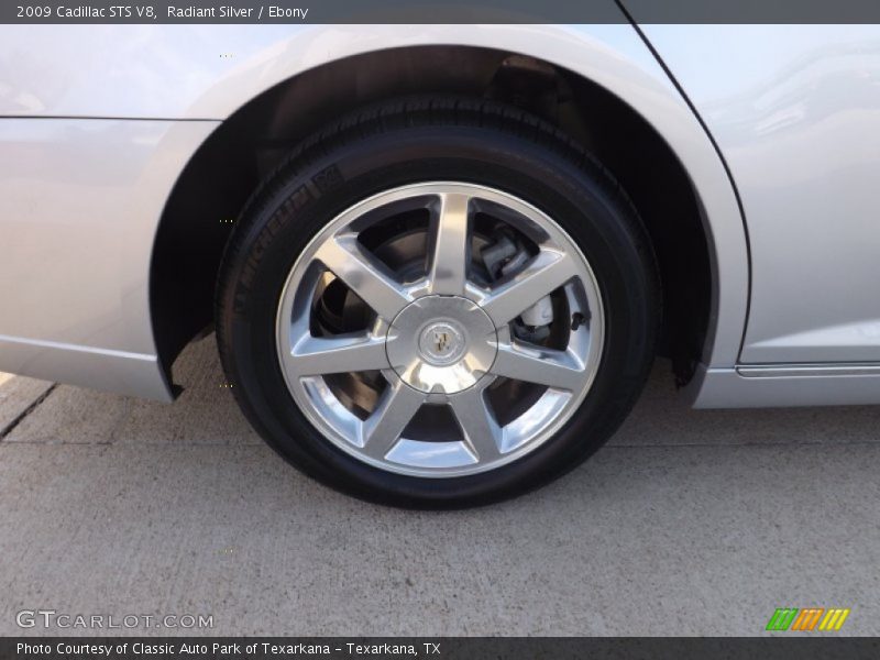 Radiant Silver / Ebony 2009 Cadillac STS V8