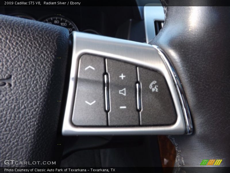 Radiant Silver / Ebony 2009 Cadillac STS V8
