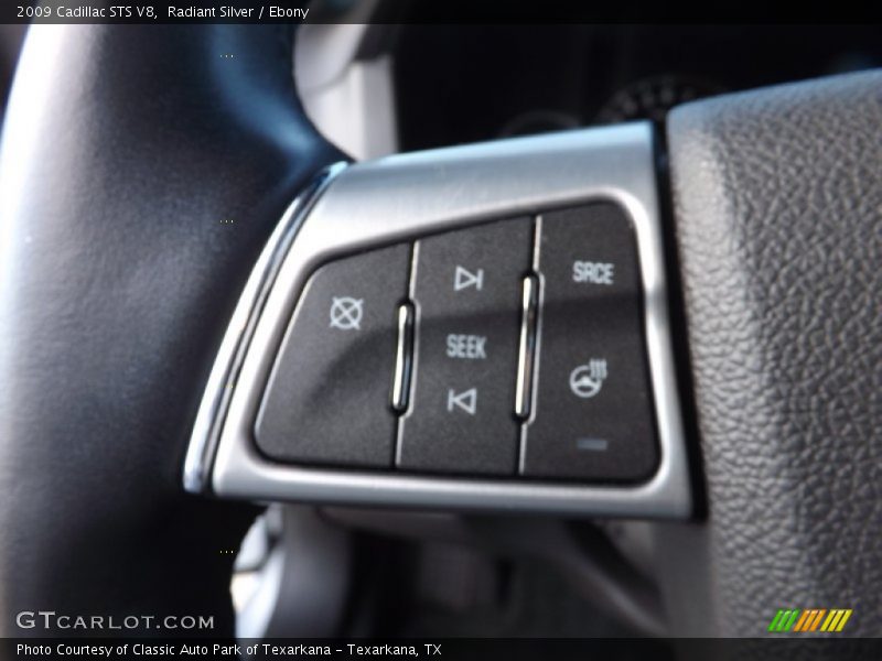 Radiant Silver / Ebony 2009 Cadillac STS V8
