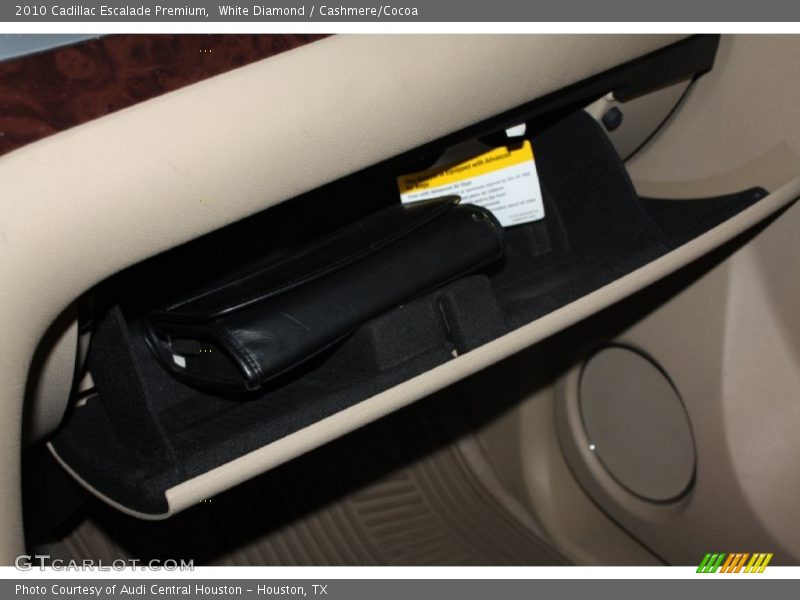 White Diamond / Cashmere/Cocoa 2010 Cadillac Escalade Premium