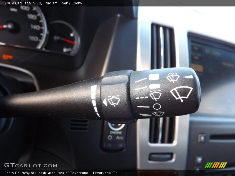 Radiant Silver / Ebony 2009 Cadillac STS V8
