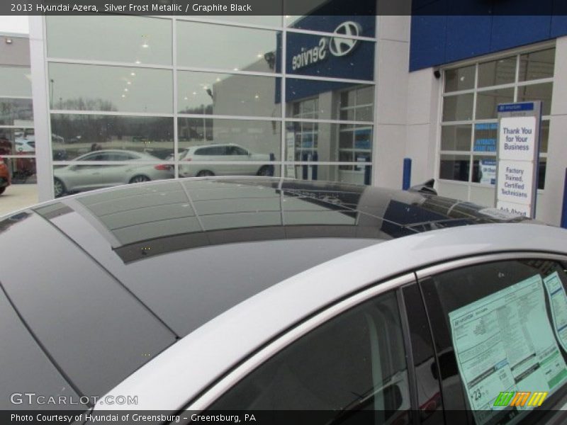 Silver Frost Metallic / Graphite Black 2013 Hyundai Azera