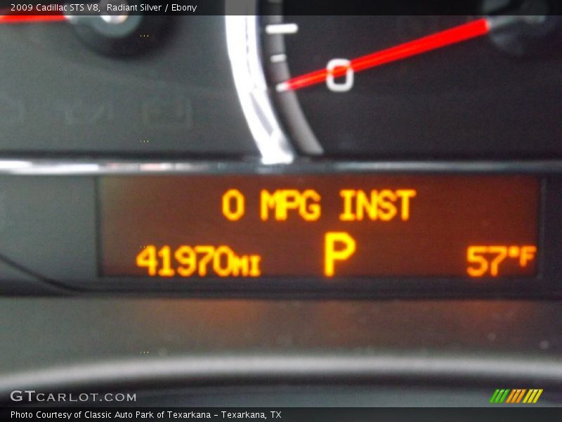 Radiant Silver / Ebony 2009 Cadillac STS V8