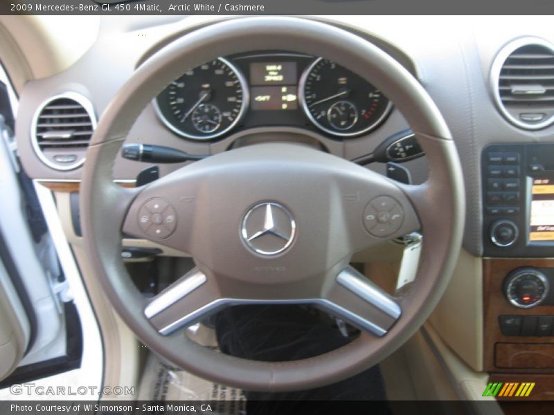 Arctic White / Cashmere 2009 Mercedes-Benz GL 450 4Matic