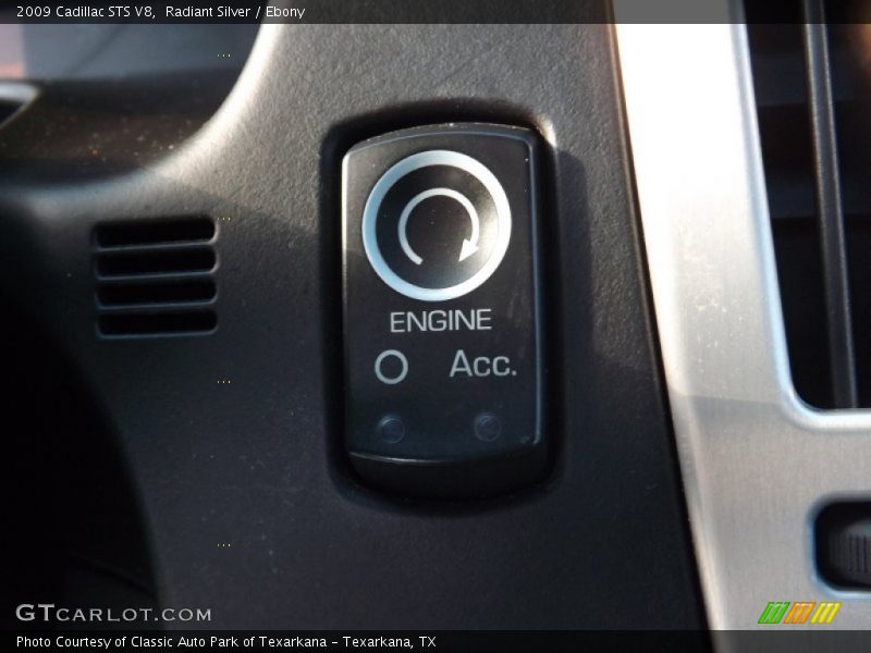 Radiant Silver / Ebony 2009 Cadillac STS V8