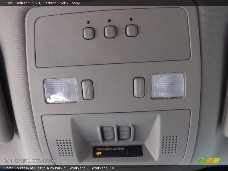 Radiant Silver / Ebony 2009 Cadillac STS V8