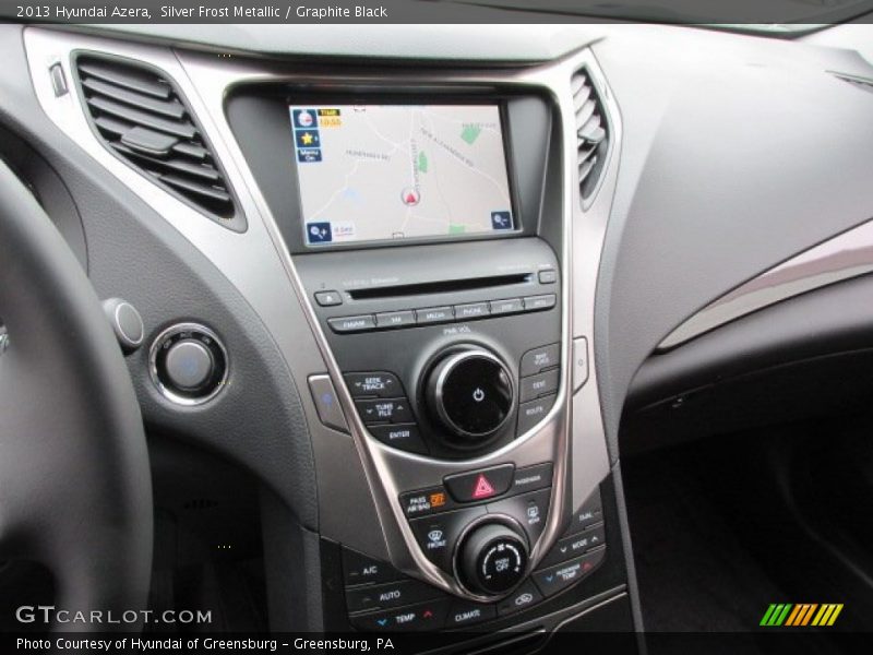 Silver Frost Metallic / Graphite Black 2013 Hyundai Azera