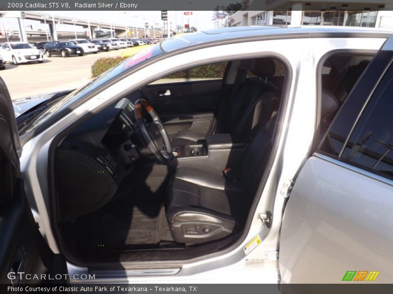Radiant Silver / Ebony 2009 Cadillac STS V8
