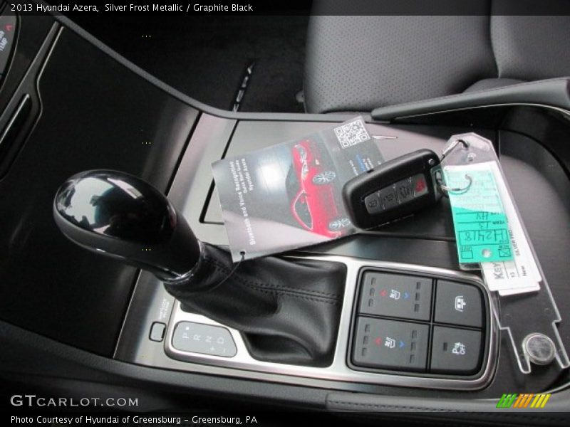 Silver Frost Metallic / Graphite Black 2013 Hyundai Azera