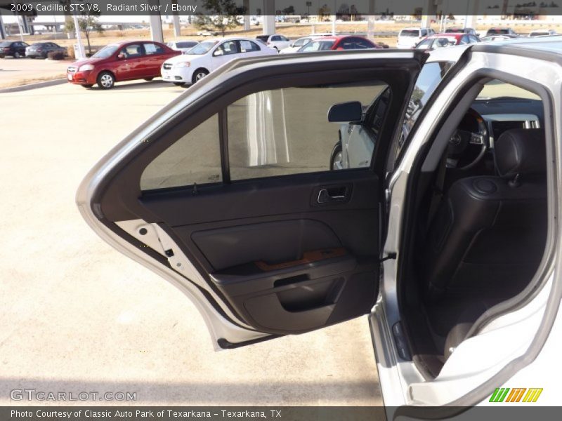 Radiant Silver / Ebony 2009 Cadillac STS V8