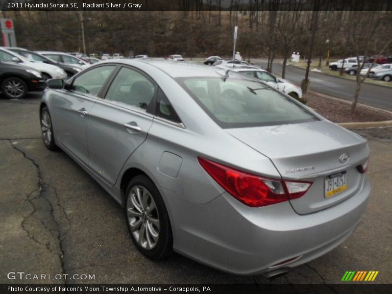 Radiant Silver / Gray 2011 Hyundai Sonata SE