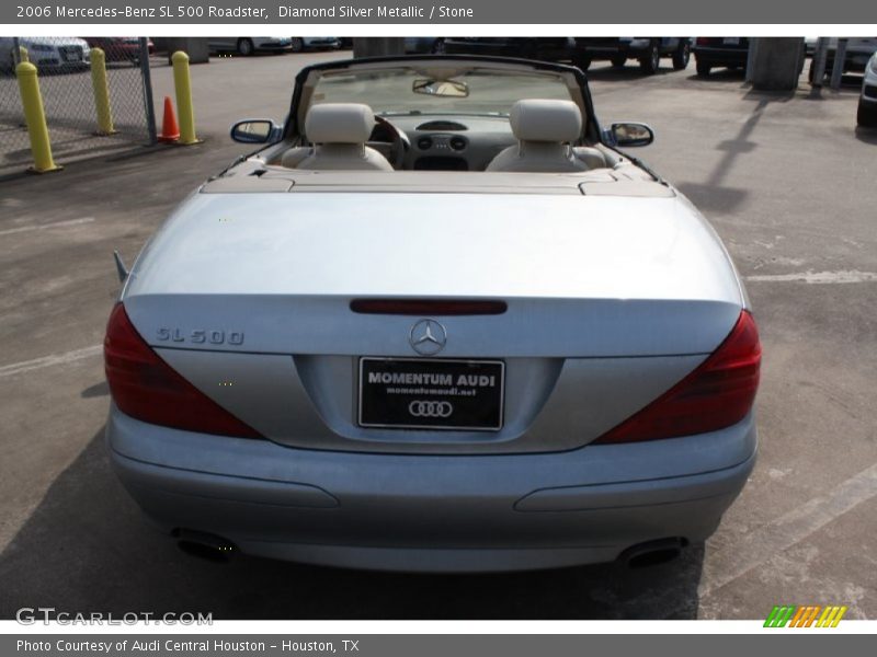 Diamond Silver Metallic / Stone 2006 Mercedes-Benz SL 500 Roadster