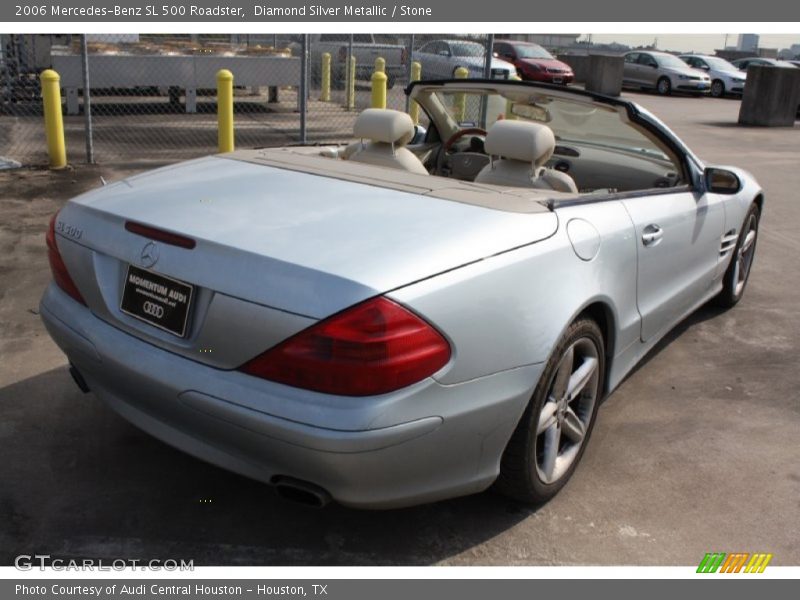 Diamond Silver Metallic / Stone 2006 Mercedes-Benz SL 500 Roadster