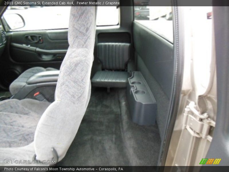 Pewter Metallic / Graphite 2001 GMC Sonoma SL Extended Cab 4x4