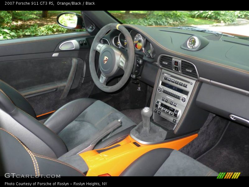 Orange/Black / Black 2007 Porsche 911 GT3 RS