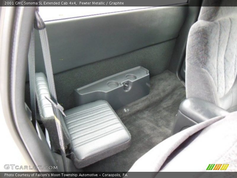 Pewter Metallic / Graphite 2001 GMC Sonoma SL Extended Cab 4x4